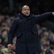 Pep Guardiola, treinador do Manchester City