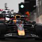 Max Verstappen, no seu carro Red Bull, em Abu Dhabi