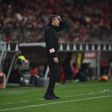 Desalento de Bruno Lage no Benfica-SC Braga (foto: Miguel Nunes)