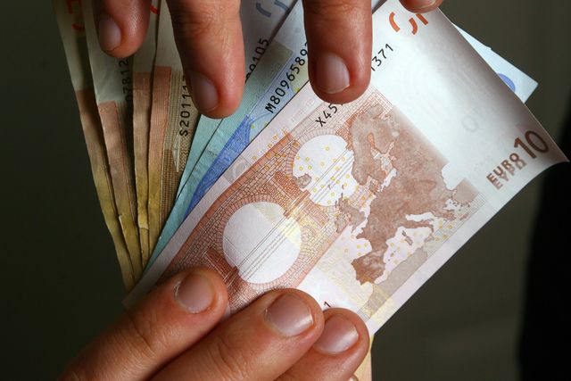 Notas de euro (foto: André Alves)