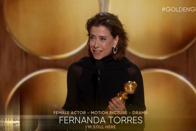 'Ainda estou aqui': Fernanda Torres faz história nos Globos de Ouro