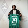 Kaboré com a nova camisola (foto: Werder Bremen)