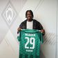 Kaboré com a nova camisola (foto: Werder Bremen)