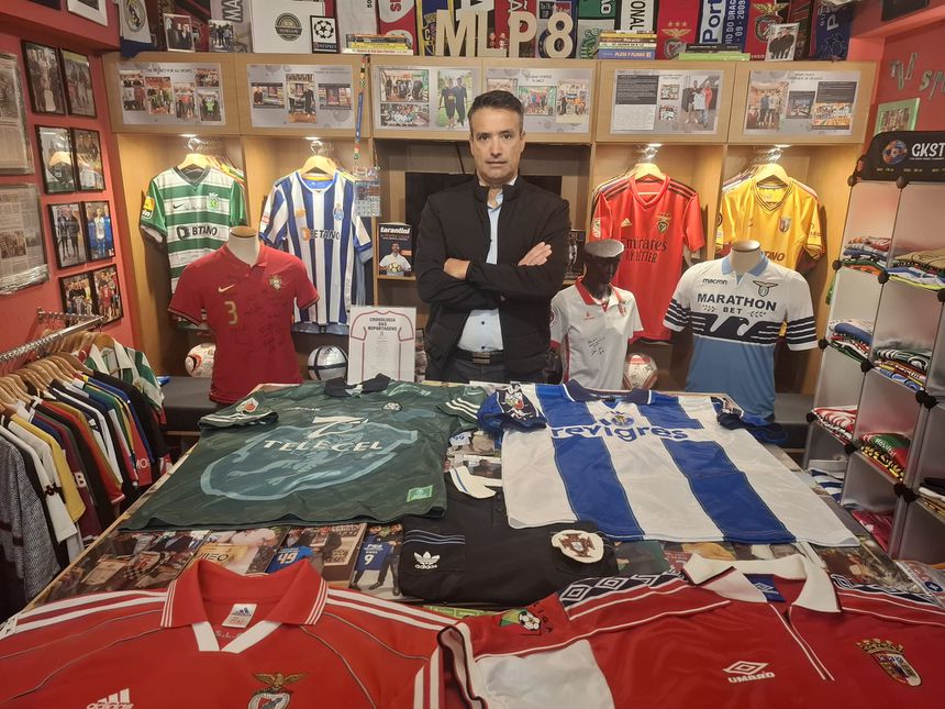 Museu em Leiria é um autêntico local de culto e Luís Paiva, o responsável pelo espaço, abriu as portas a A BOLA para uma 'antevisão' da 'final four' da Taça da Liga