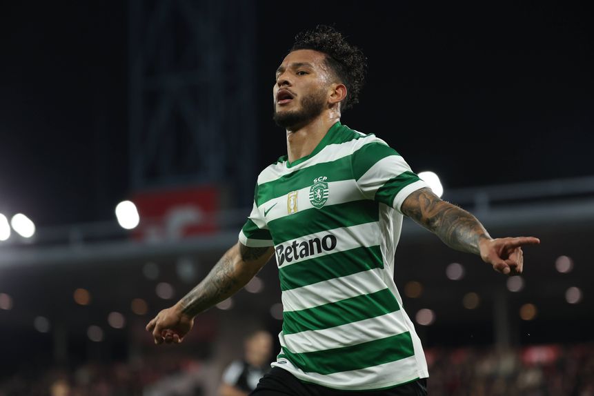 Luis Suárez num final intenso de partida em Barcelos diante do Gil Vicente