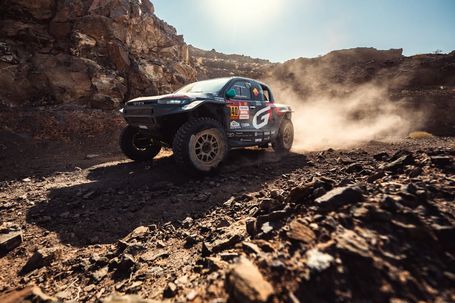 João Ferreira (Toyota Hilux) não teve uma terceira etapa fácil no Dakar 2026 (foto Instagram/João Ferreira)