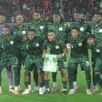 Equipa nigeriana que iniciou a partida diante de Moçambique