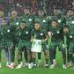 Equipa nigeriana que iniciou a partida diante de Moçambique