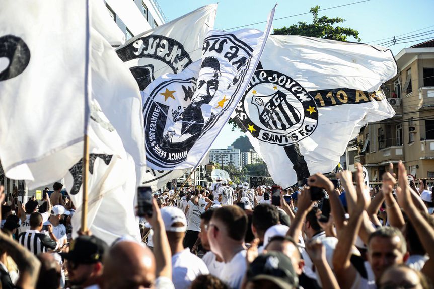 Adeptos do Santos - Foto: Santos FC