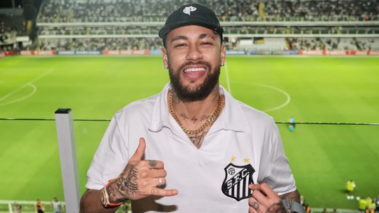 Neymar aceita convite do Santos para assistir ao jogo com o Corinthians
