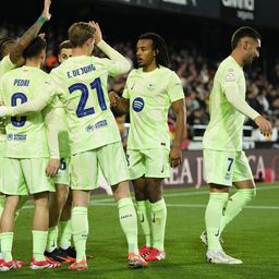 Barcelona está a humilhar Valência e adeptos abandonaram o Mestalla