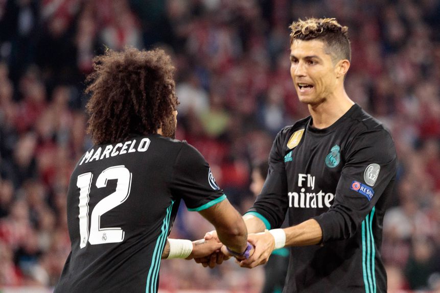 Ronaldo e Marcelo, ao serviço do Real Madrid