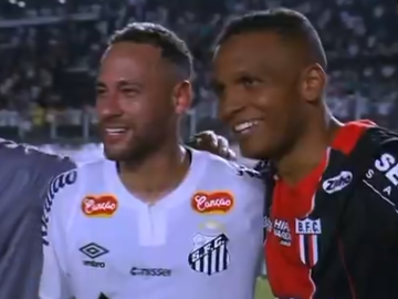 Neymar deu 'show' no final do jogo (vídeo)