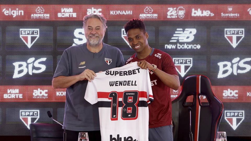 Wendell apresentado no São Paulo