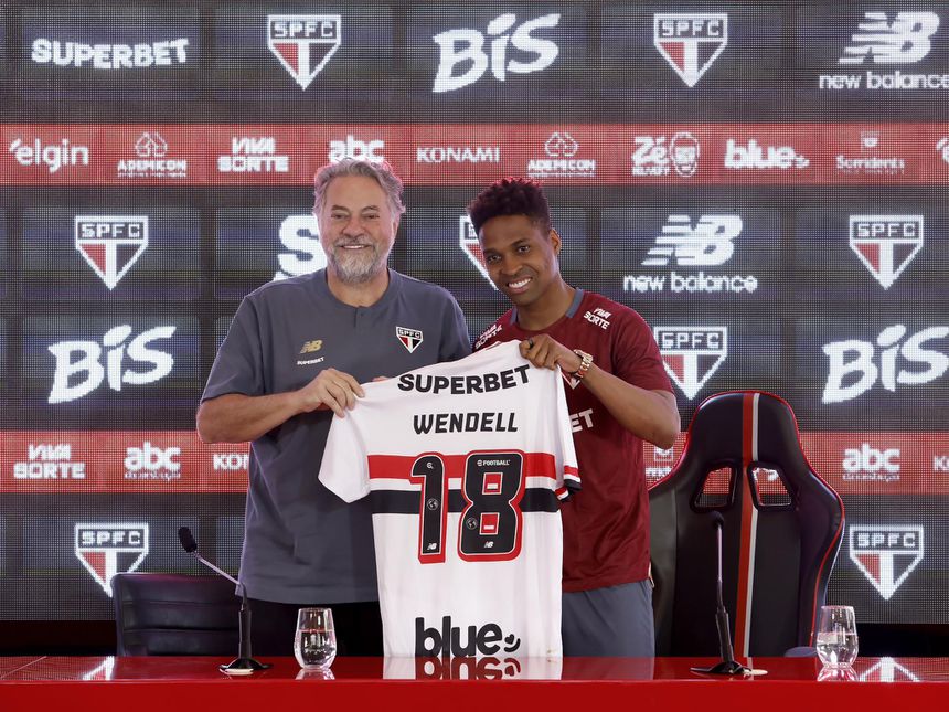 Wendell apresentado no São Paulo