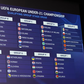 Painel com os grupos da qualificação para o Euro Sub-21 de 2027