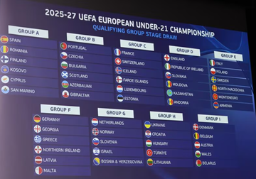 Já são conhecidos os adversários de Portugal no apuramento para o Euro Sub-21
