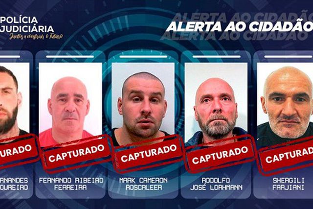 Todos os evadidos de Vale de Judeus capturados