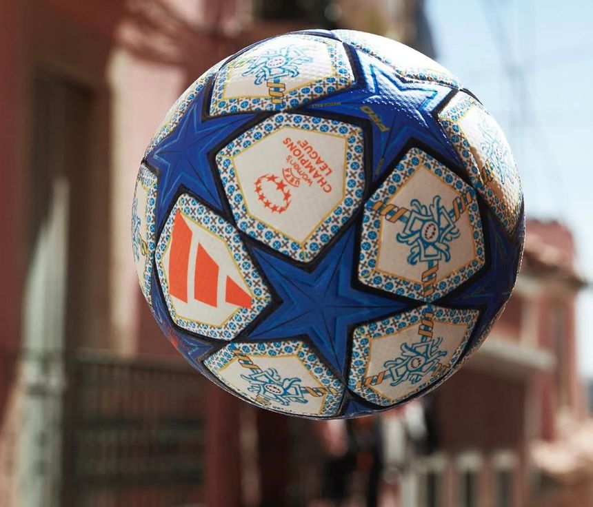 A Bola da final da Champions League Feminina é inspirada em Portugal (Dazn)