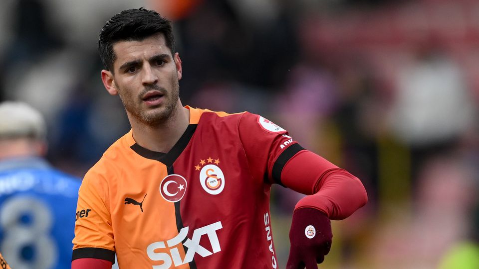 Morata festeja golo pelo Galatasaray