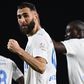 Karim Benzema a celebrar o hat trick na estreia pelo Al Hilal