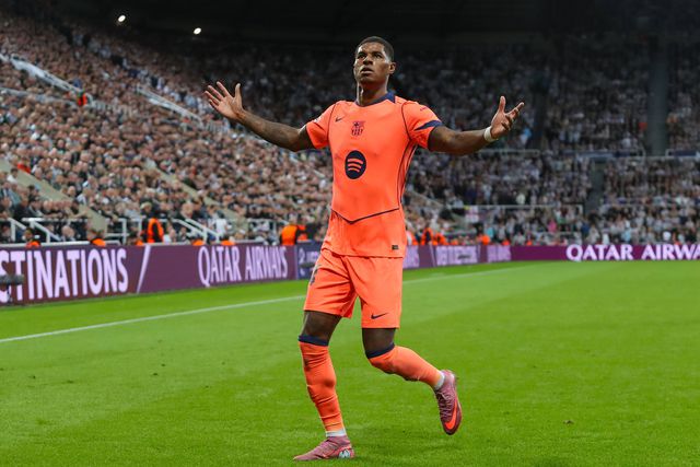 Rashford em ação pelo Barcelona