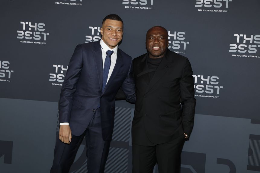 Kylian Mbappé e o pai, Wilfried