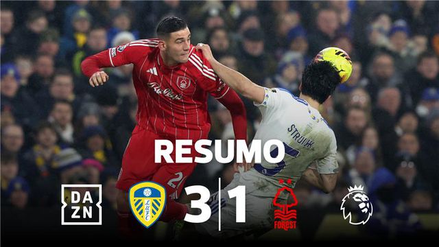 Leeds não dá hipótese e afasta-se do Nottingham Forest na tabela (resumo)