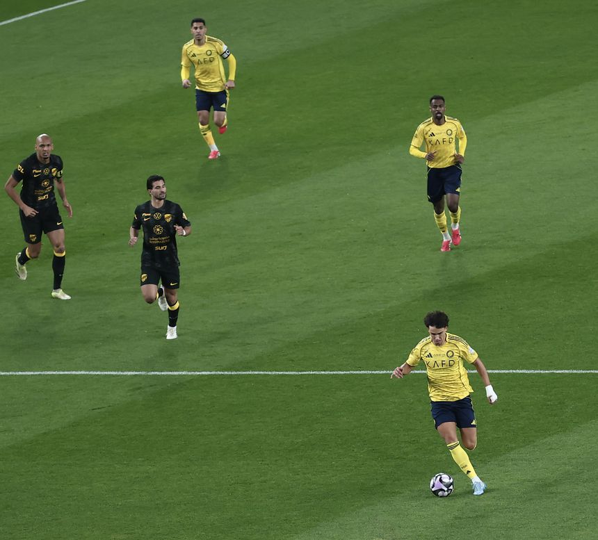 João Félix foi titular na equipa do Al Nassr. Danilo Pereira começou de início no conjunto do Al Ittihad - Foto: Al Nassr FC