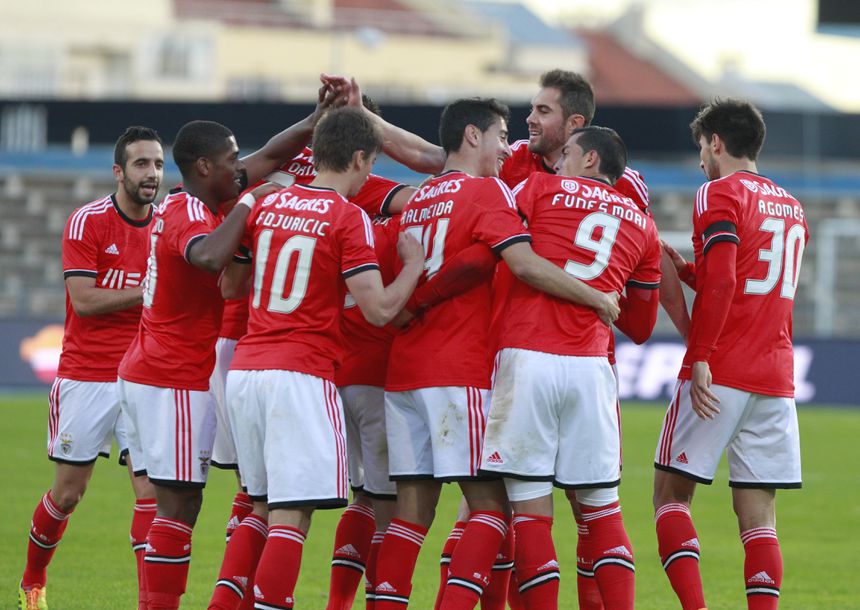 Benfica águias defrontaram o Gil Vicente, a 25 de janeiro de 2014 em Belém - Foto: A BOLA