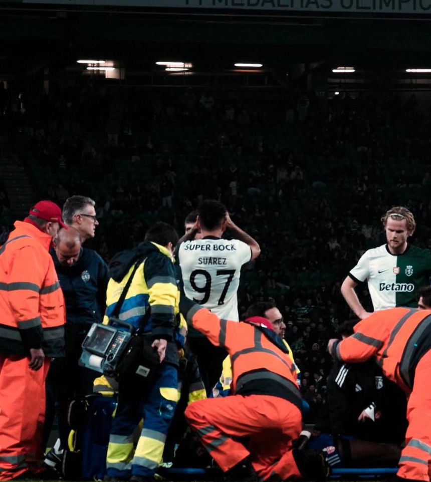 Suárez destroçado após lesão de Baroan