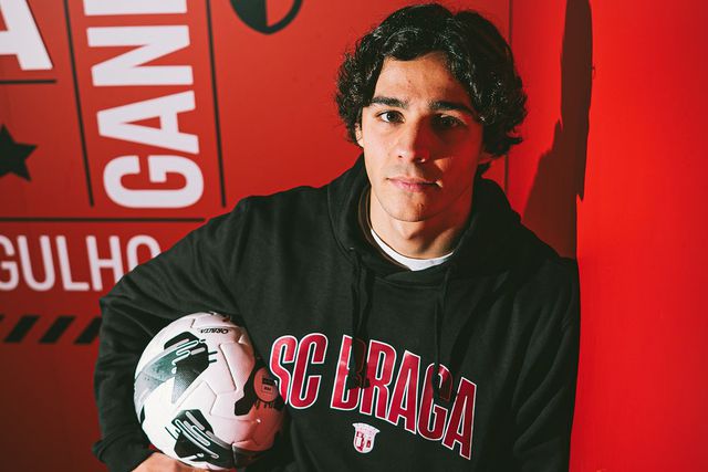 Tiago Ferreira, de 19 anos, renova até 2029 - Foto: SC Braga