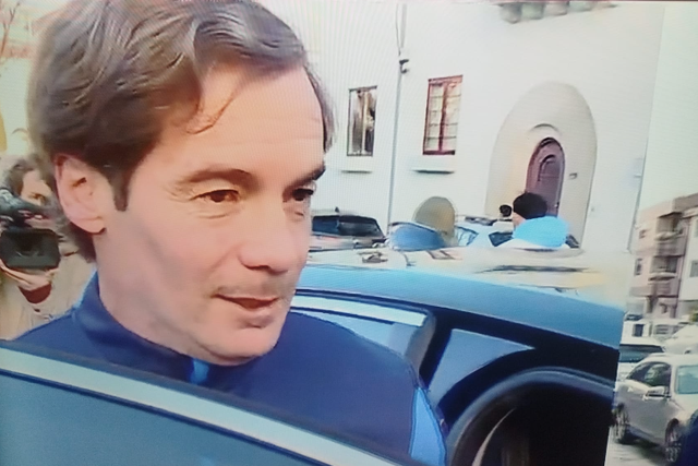 Fernando Madureira à saída da prisão anexa à PJ do Porto