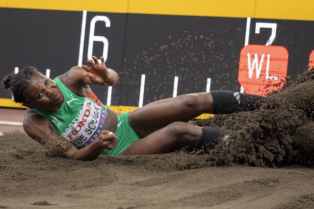 Agate Sousa vence em Madrid com melhor marca mundial do ano no comprimento