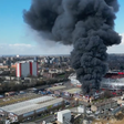Vídeos: incêndio ao lado do estádio do Southampton