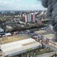 Incêndio ao pé do estádio do Southampton