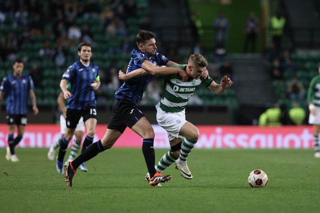 Sporting e Atalanta levam tudo empatado para a segunda mão