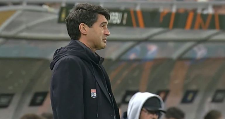 Lágrimas de Paulo Fonseca na vitória do Lyon na Roménia