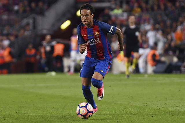 Neymar com a camisola do Barcelona