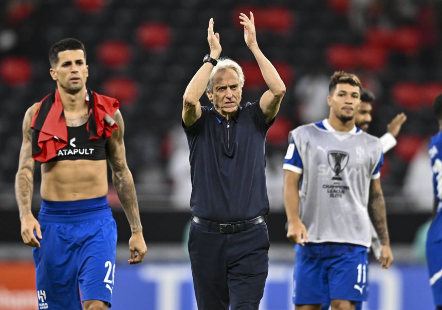 Cancelo, Jorge Jesus e Marcos Leonardo