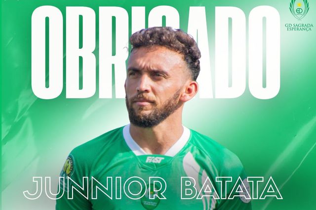 Sagrada publicou nota a despedir-se de Júnior Batata e explicou razões da saída do brasileiro