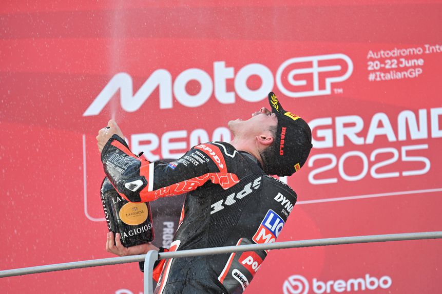 Manu González foi o primeiro vencedor da temporada de Moto2. IMAGO