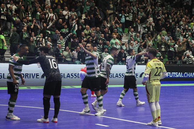 Sporting eliminou o Benfica no João Rocha - Foto: LUSA