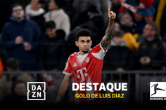 De primeira! Luis Díaz volta a brilhar com o Bayern