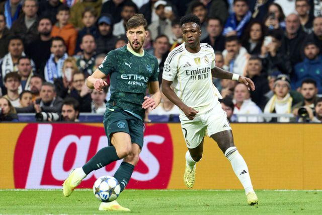 Rúben Dias defrontou Vinícius Júnior esta época no Bernabéu