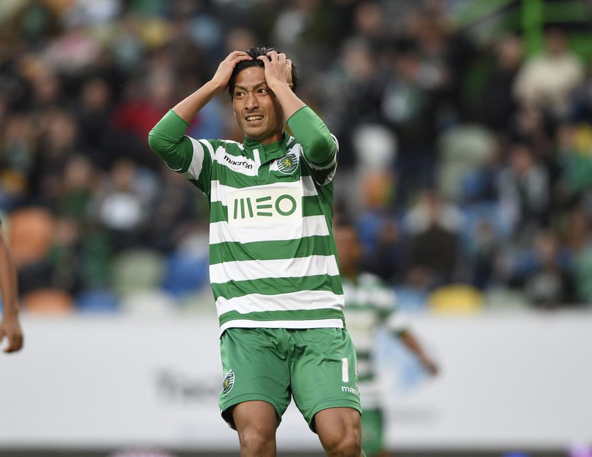 Junya Tanaka fez 35 jogos pelo Sporting (Foto: ANTÓNIO AZEVEDO/ASF)