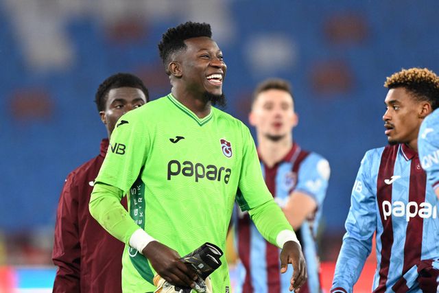 André Onana, cedido pelo Manchester United ao Trabzonspor até ao final da temporada