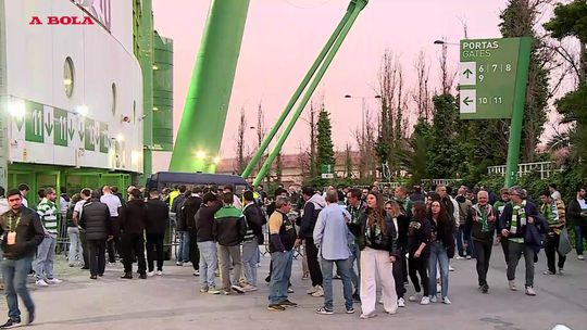 Alvalade a fervilhar antes do dérbi