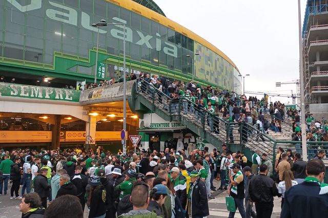 O ambiente antes do dérbi em Alvalade