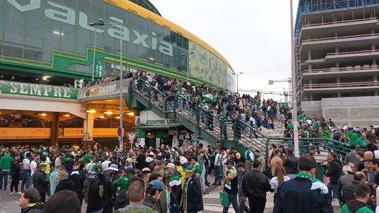 O ambiente antes do dérbi em Alvalade